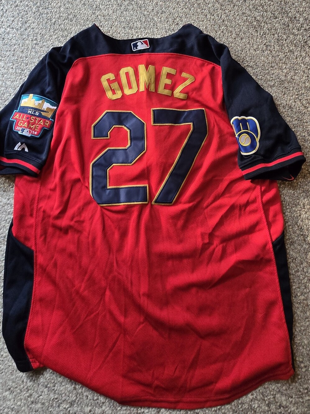 Brewers #27 Carlos Gomez Nationals Jersey